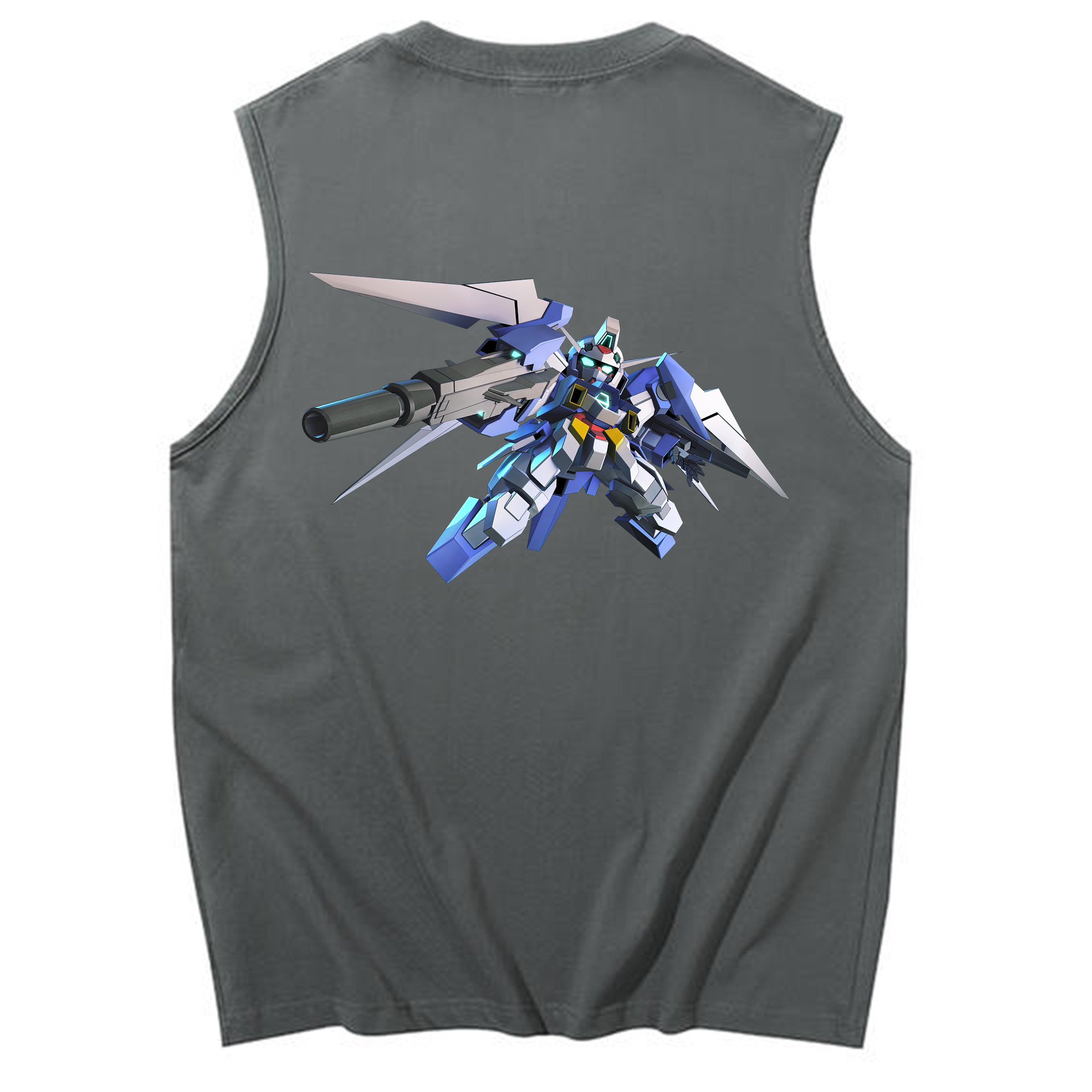 （画像用） 機動戦士ガンダム Mobile Suit Gundam コットン100％タンクトップ（背面プリント）